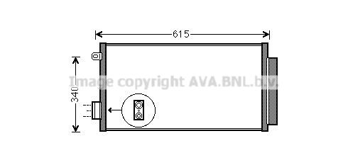 AVA QUALITY COOLING kondensatorius, oro kondicionierius FT5412D